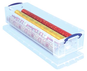 Really useful box boîte de rangement 22 l, transparent