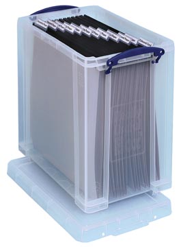 Really useful box boîte de rangement 25 litres, transparent