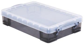 Really useful box boîte de rangement 4 l, transparent fumé