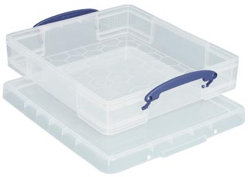 Really useful box boîte de rangement 7 litres avec diviseur, transparent
