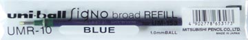 Uni recharges pour signo broad, bleu