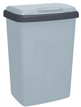 Top-fix poubelle 50 l, gris