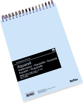 Schoellershammer papier aquarelle, a4, 300 g/m², bloc à spirale de 30 feuilles