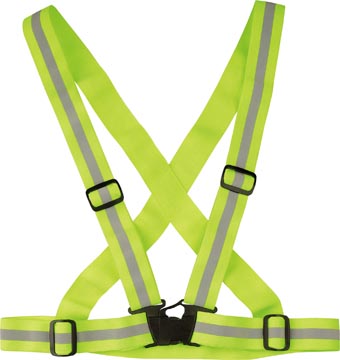 Wowow cross belt ceinture de sécurité, avec anbes réfléchissante, réglabe en 4 points