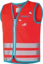 Wowow crazy monster jacket gilet de sécurité, rouge small