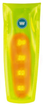 Wowow multilight lampe, 4 leds rouge, avec fermeture velcro, avec piles