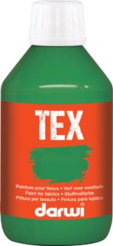 Darwi peinture textile tex, 250 ml, vert foncé