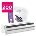 Fellowes machine à plastifier jupiter pour ft a3 + bonus pack de 200 pochettes (ft a4, 80 microns)