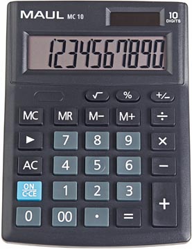 Maul calculatrice de bureau mc 10, noir