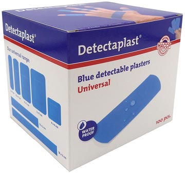 Detectaplast universal pansement, ft 19 x 72 mm, paquet de 100 pièces