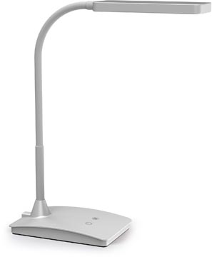 Maul luminaire de bureau led pearly colour vario, réglable, argent