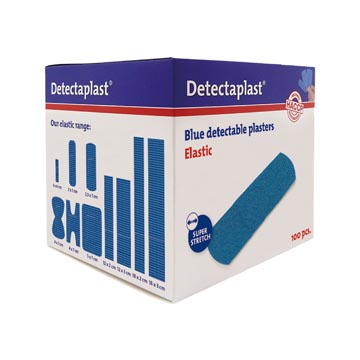 Detectaplast elastic pansement tissé, ft 19 x 72 mm, paquet de 100 pièces