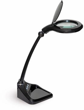 Maul luminaire loupe led iris, dimmable, noir