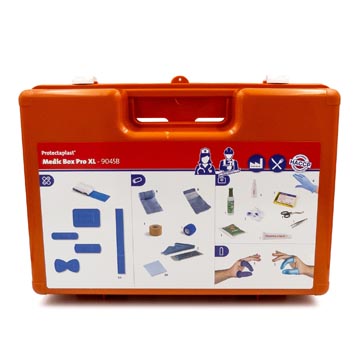 Protectaplast trousse de secours medic box pro xl, contenu jusqu'à 20 personnes