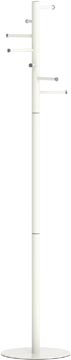 Maul porte-manteaux caurus, hauteur 177 cm, 7 patéres, blanc ral9010