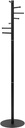 Maul porte-manteaux caurus, hauteur 177 cm, 7 patéres, noir ral9004