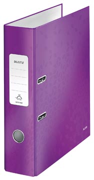 Leitz wow classeur à levier, violet, dos de 8,5 cm