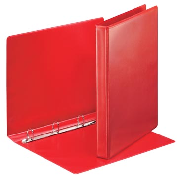 Esselte classeur à anneaux personnalisable, dos de 3,8 cm, 4 anneaux en d de 20 mm, rouge