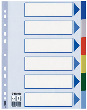 Esselte intercalaires 6 onglets