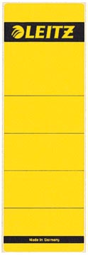 Leitz étiquettes de dos, ft 6,1 x 19,1 cm, jaune