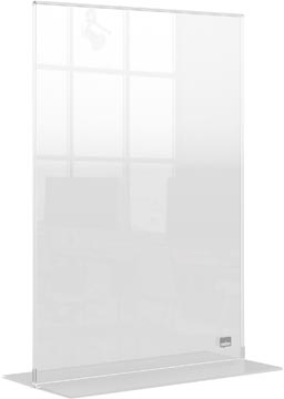 Nobo premium plus tableau d'affichage acrylique,avec pied, ft a4