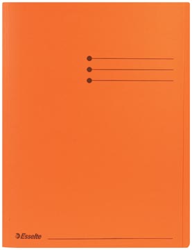 Esselte chemise de classement orange, paquet de 100 pièces
