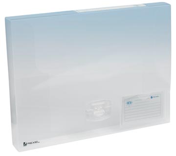 Rexel boîte de classement ice transparent, dos de 4 cm