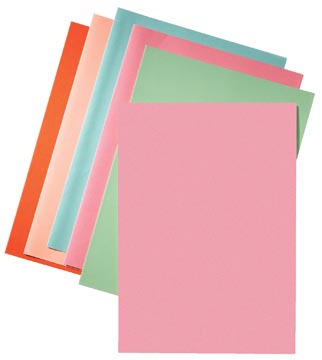 Esselte chemise de classement rose, papier de 80 g/m², paquet de 250 pièces