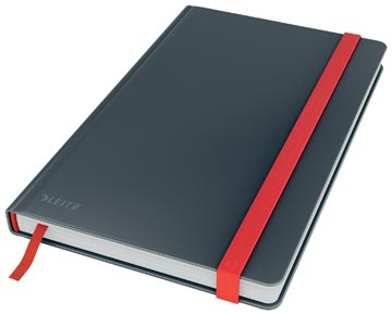 Leitz cosy carnet de notes avec couverture dûre, pour ft a5, quadrillé, gris