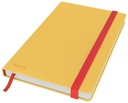 Leitz cosy carnet de notes avec couverture dûre, pour ft a5, ligné, jaune