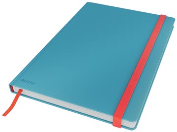 Leitz cosy carnet de notes avec couverture dûre, pour ft b5, quadrillé, bleu