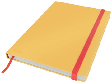 Leitz cosy carnet de notes avec couverture dûre, pour ft b5, ligné, jaune