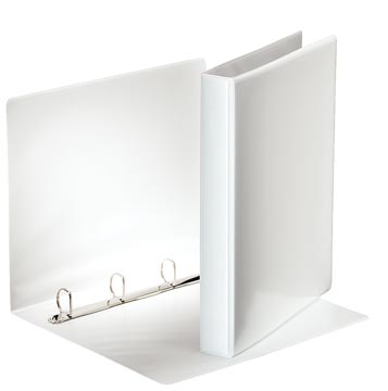 Esselte classeur à anneaux personnalisable, dos de 4,4 cm, 4 anneaux en d de 25 mm, blanc