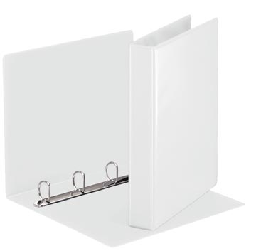 Esselte classeur à anneaux personnalisable, dos de 5,1 cm, 4 anneaux en d de 30 mm, blanc