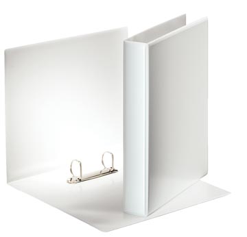 Esselte classeur à anneaux personnalisable, dos de 5,1 cm, 2 anneaux en d de 30 mm, blanc