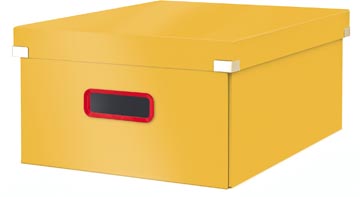 Leitz cosy click & store boîte de classement grande, jaune