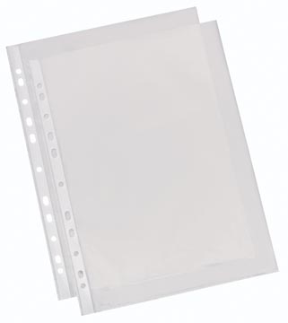 Esselte pochettes perforée lisse, standard, 60 microns