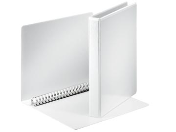 Esselte essentials classeur à anneaux personnalisable, ft a4, 23 anneaux ronds de 20mm, blanc