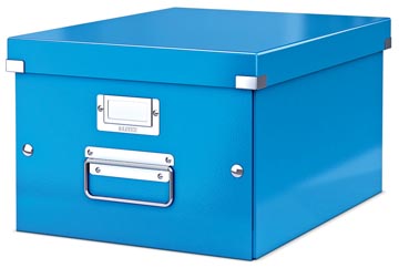 Leitz wow boîte de rangement click & store, ft a4, bleu