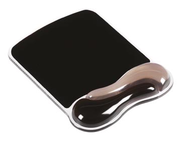 Tapis de souris kensington duo gel noir/fumé