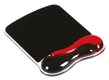 Tapis de souris kensington duo gel rouge/noir