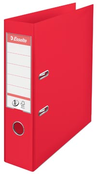 Esselte classeur à levier power n° 1 vivida, ft a4, dos de 7,5 cm, rouge