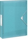 Esselte colour'breeze boîte de classement, ft a4, 4 cm, bleu