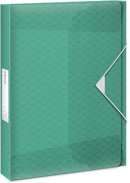 Esselte colour'breeze boîte de classement, ft a4, 4 cm, vert