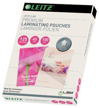 Leitz ilam pochette à plastifier ft a5, 250 micron (2 x 125 micron), paquet de 100 pièces