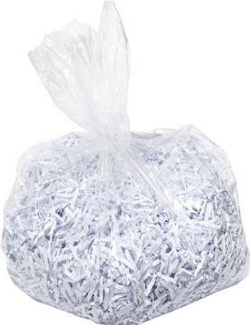 Leitz iq sacs plastiques pour destructeurs office pro 600, paquet de 20 pièces