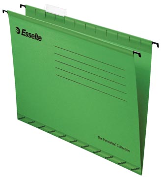 Esselte dossiers suspendus pour tiroirs pendaflex entraxe 330 mm, vert, boîte de 25 pièces