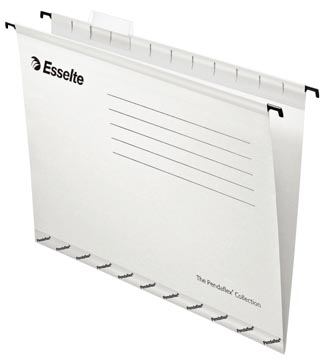 Esselte dossiers suspendus pour tiroirs pendaflex entraxe 330 mm, blanc, boîte de 25 pièces