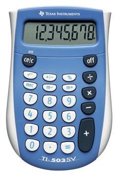 Texas calculatrice de poche ti-503 sv