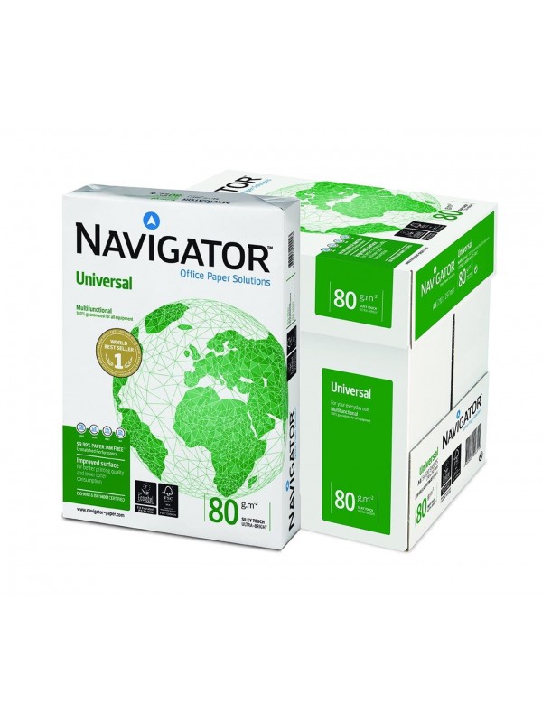 X 5 cartons papier navigator 80g a4 REF 490